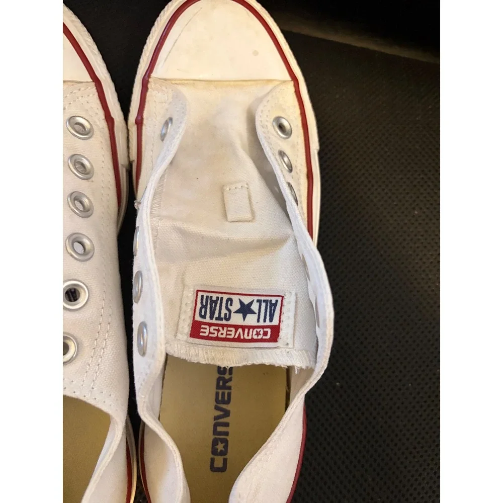 Converse All Star Low‎ Top Sneakers White Casual Shoes W7 M5